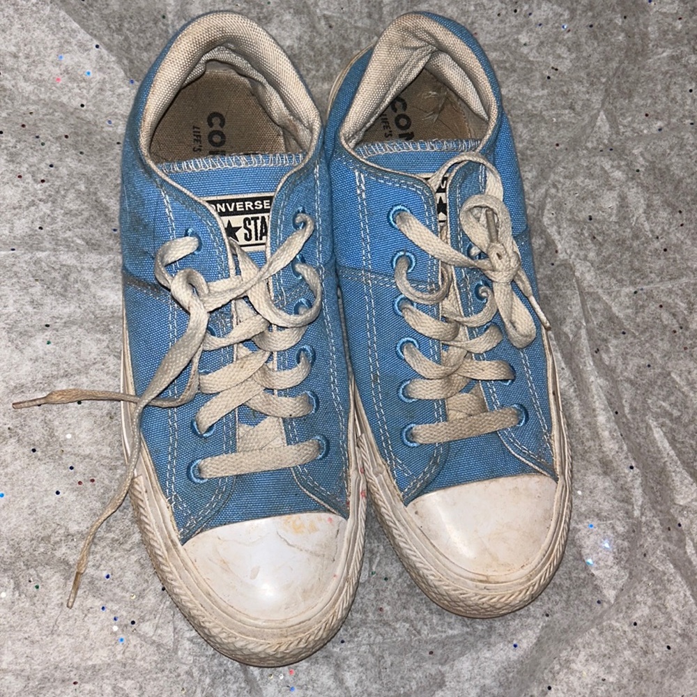 Sky blue converse
